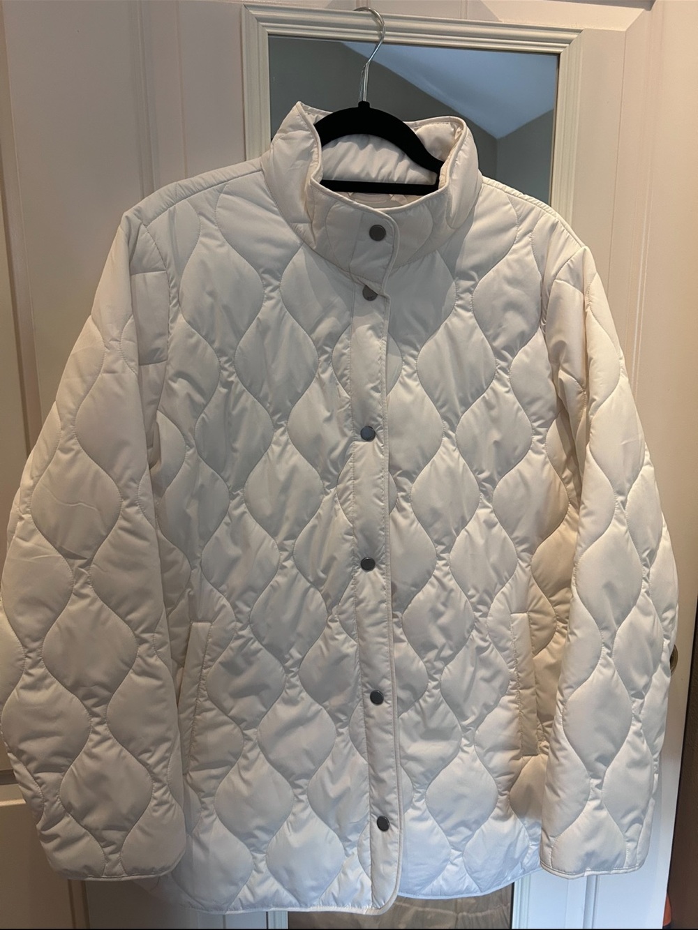 Women's Quilted Lightweight Jacket - White